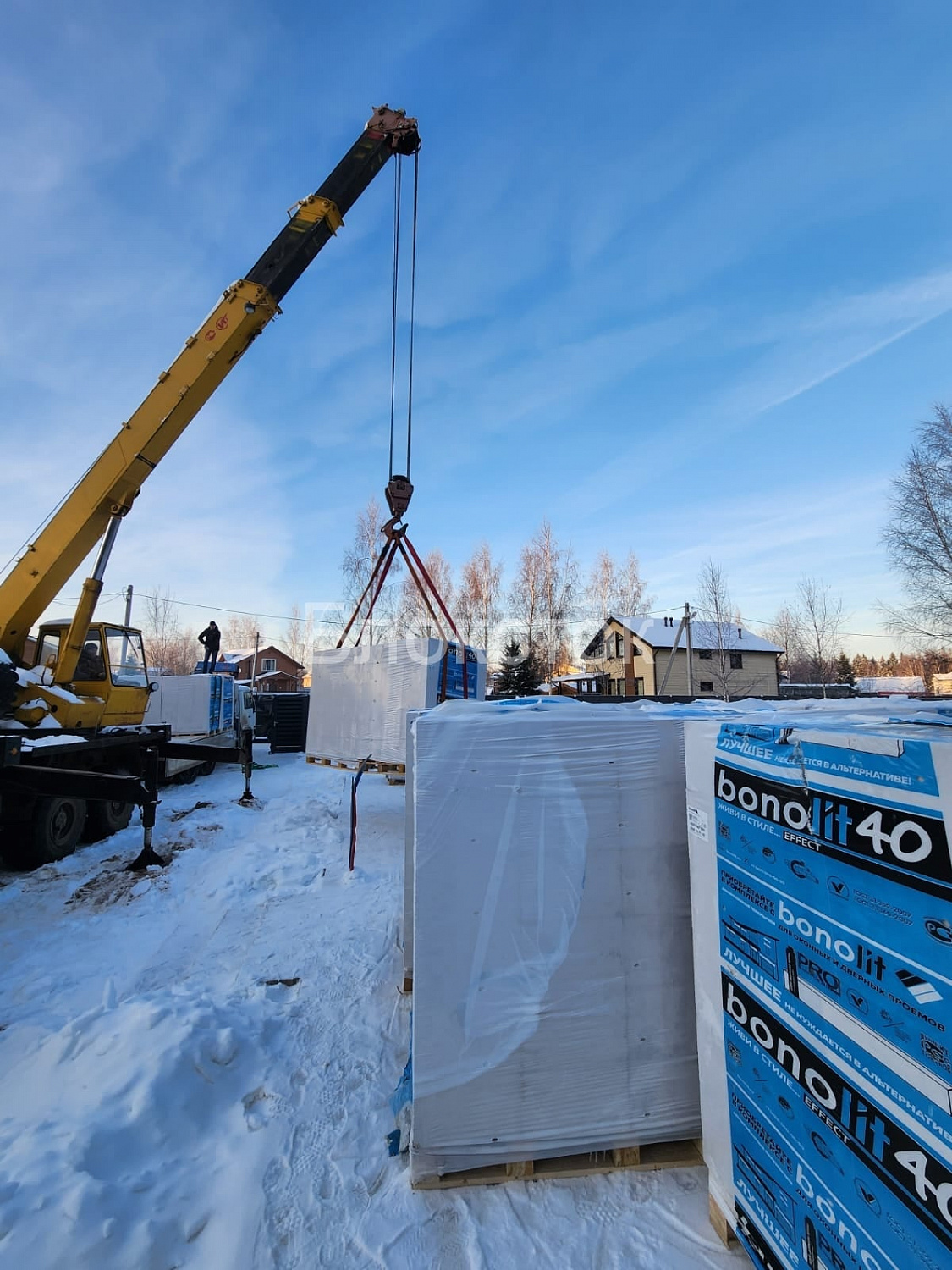 Газобетонные блоки Бонолит Дмитров D600 625х200х150 перегородочные